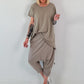 Oversized T-shirt - taupe