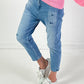 Boyfriend Jeans Modell "Stuffstart" - denim