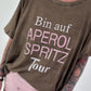 Oversized T-shirt on Tour - chocolate