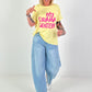 T-Shirt Drama Queen - yellow