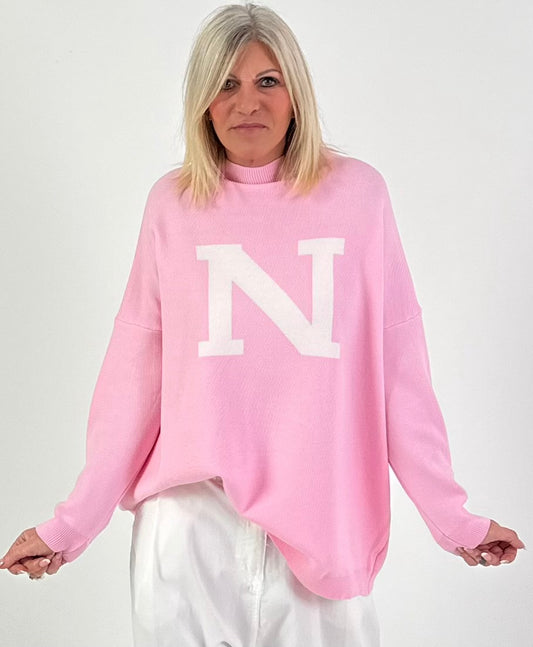 Pullover Modell "N-Edition" - rosa ( lieferbar ab ca. 12.12.25)