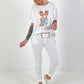 T-Shirt Fashion Girls - weiss-hellblau