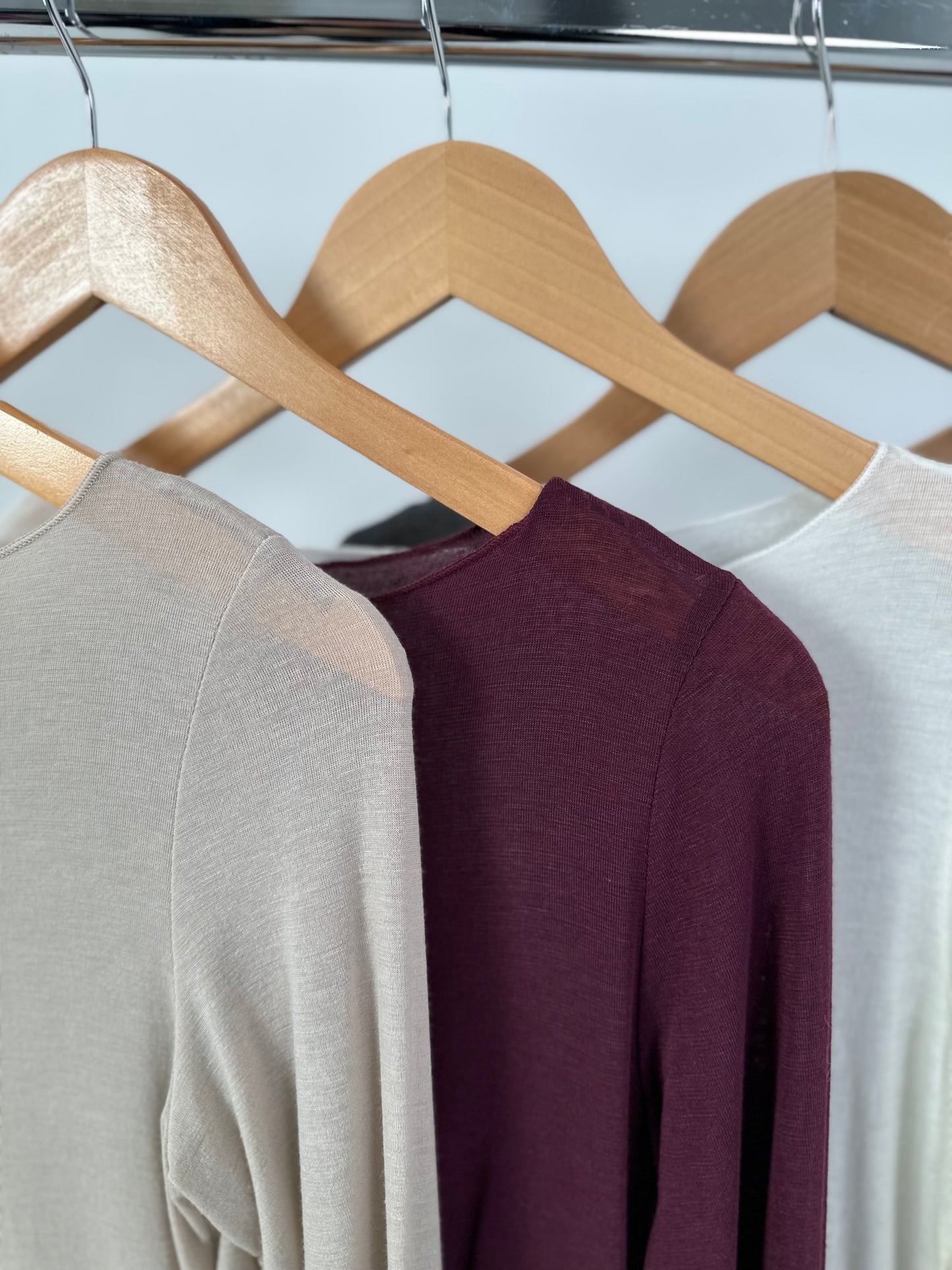Basic Longsleeve Modell "Pure Skin" - 6 Farben
