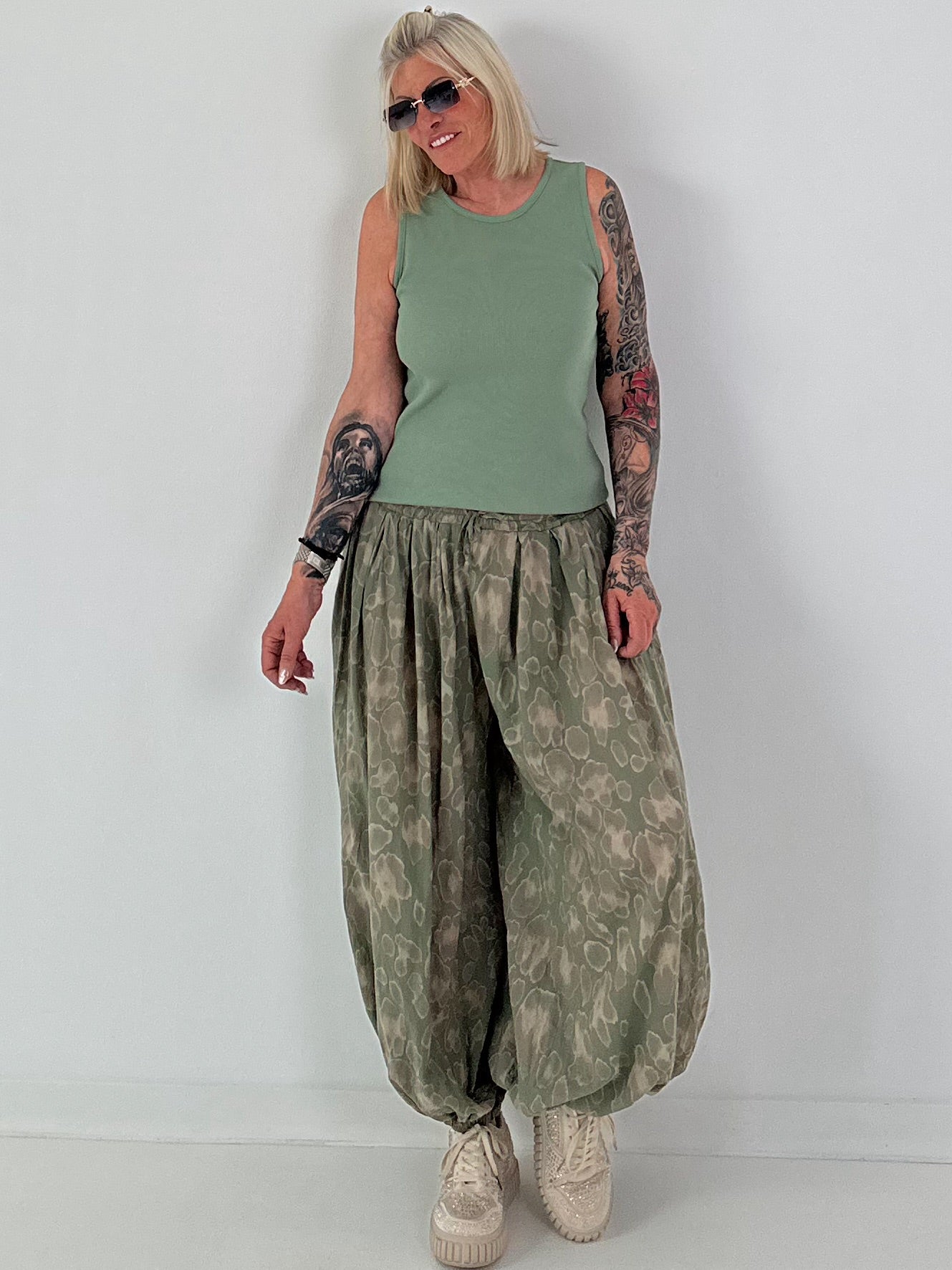 Ribbed Tank Top - olive