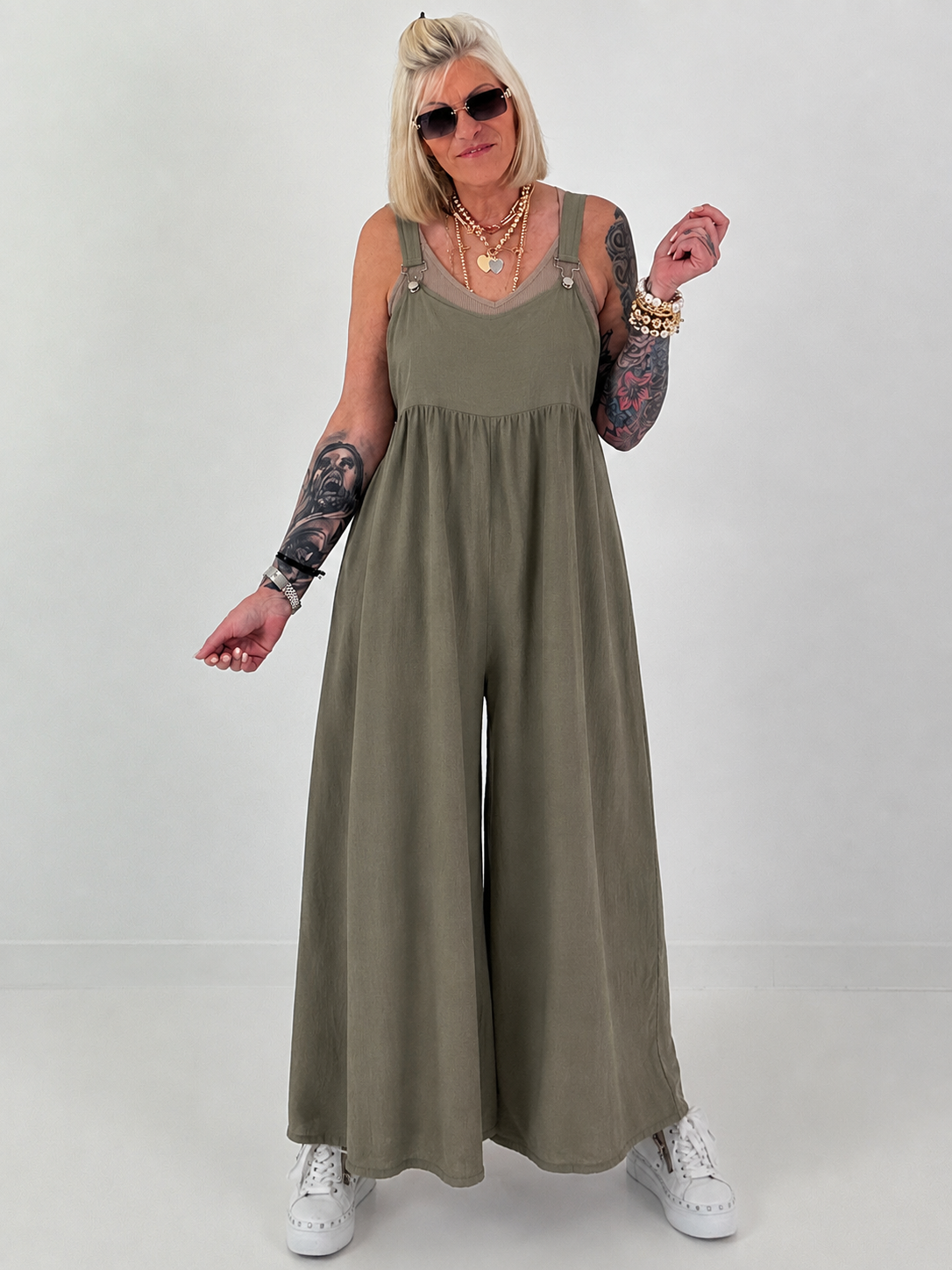 Marlene-Style Jumpsuit - Khaki