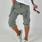 Baggy Short mit Schnürdetail - khaki