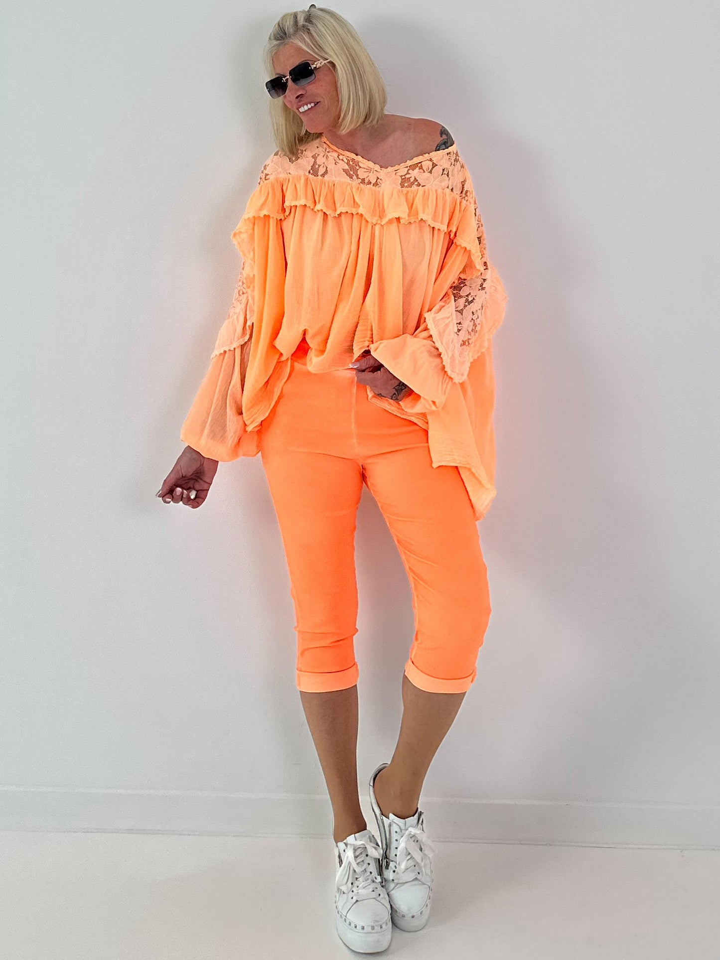 Baby-Doll Tunika - neonorange