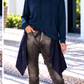 Waist Wrap in Wildlederoptik - marine