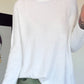 Basic Rollkragenpullover - weiss