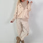Stylische Sweatshirt Jacke mit großem Rückenpatch Tiger- beige