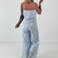 Romantischer Sommer Overall - hellblau