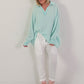 Oversized muslin tunic - mint