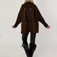 Oversized Hoodie YEAH - mokka