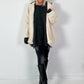 Hooded jacket, model "Hooded Ted" - ecru
