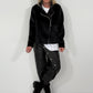 Biker Jacke - schwarz