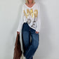 Oversized Shirt Amore - white