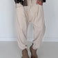 Cord-Baggy - beige
