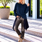 Waist Wrap in Wildlederoptik - marine