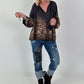 Tunika mit Leo-Print - leo-anthrazit
