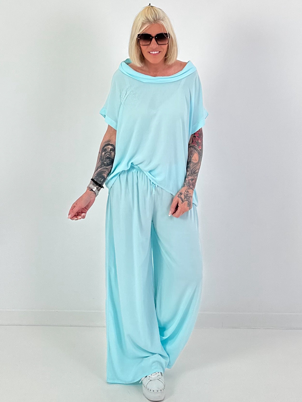 Leichter Zweiteiler - türkis