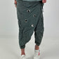 Stylische Hose im Knit-Look - khaki