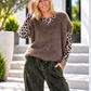 Flauschiger Pullunder - taupe