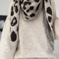 Kuschliger driehoekige sjaal - leo-beige-multicolor