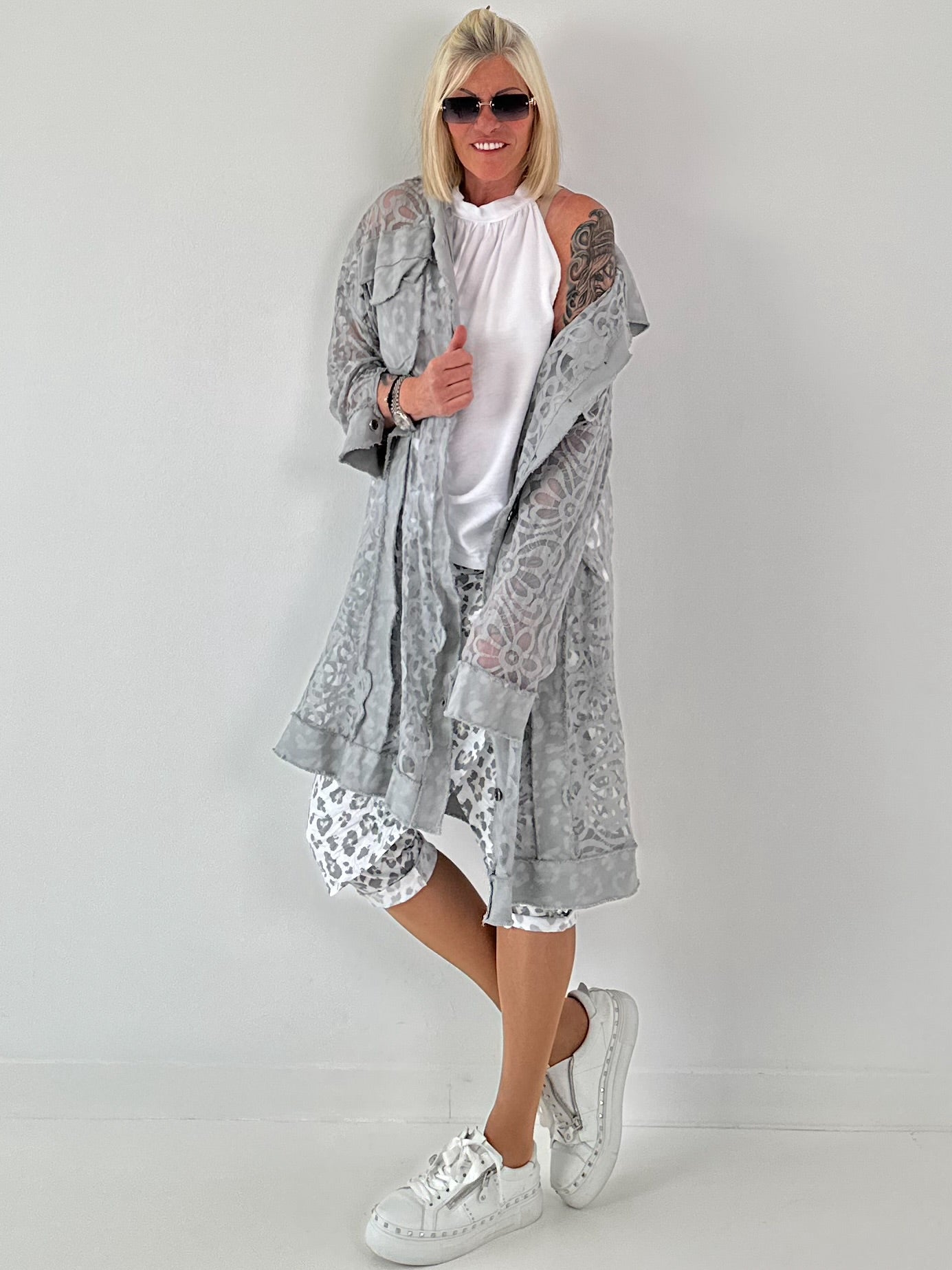 Neckholder Top -weiss