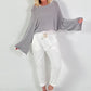 Cropped Pulli Something - grau