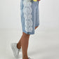 Denim Shorts with Lace Details