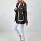 Blazer mit Statement Patch - oliv