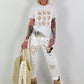 T-shirt with shell print - white