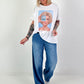 T-shirt Perfume - white-light blue