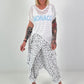 Netzshirt Monaco - weiss-hellblau