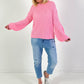 Pullover Modell "CloudSleeve" - rosa