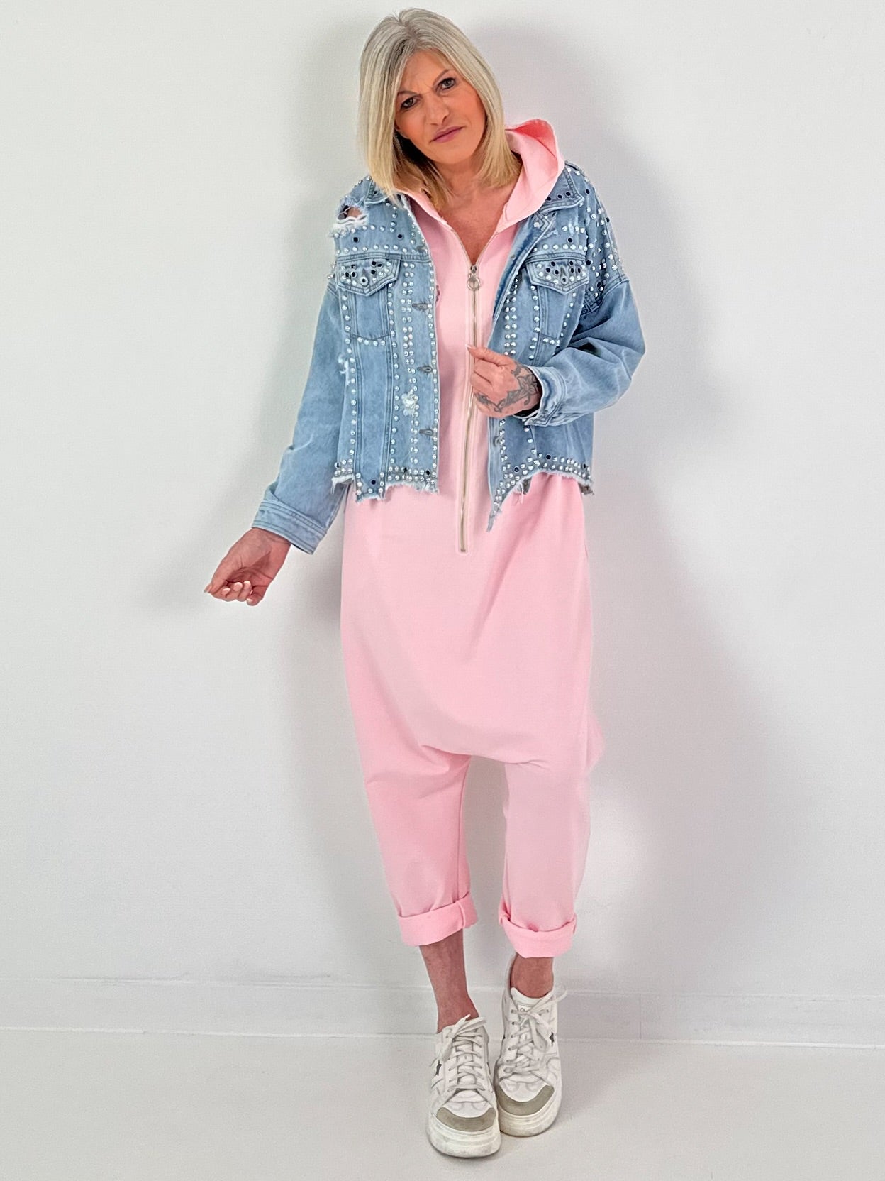 Jumpsuit Peace - rosa