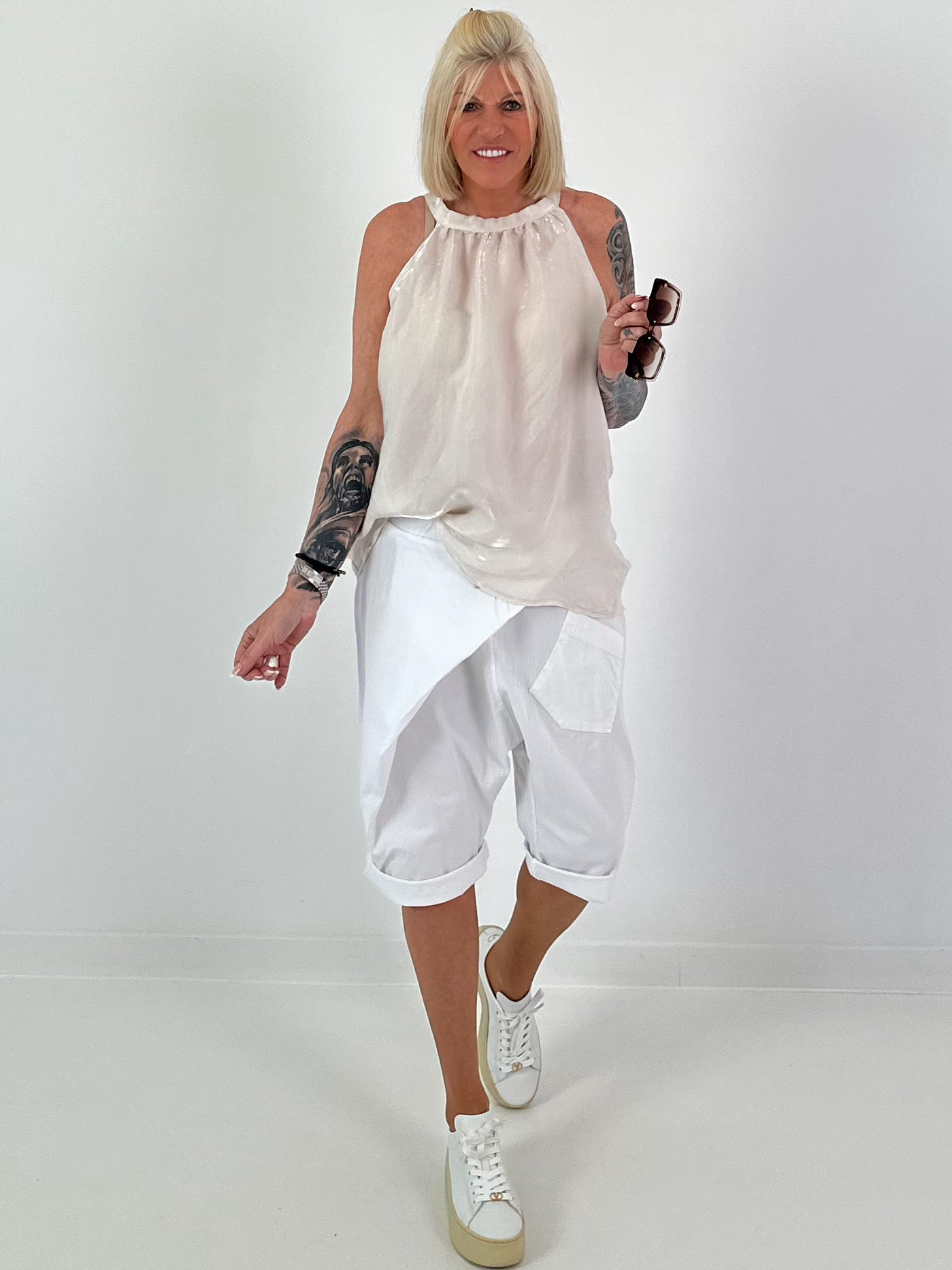 Leichtes Top - beige