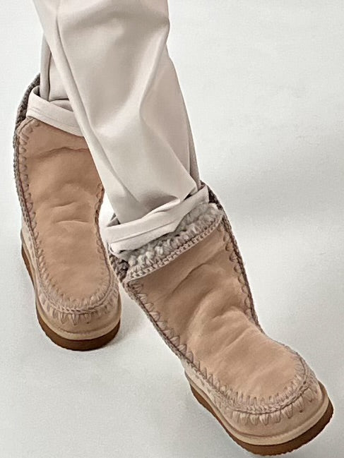 Bootie model "Urban Nature" - beige