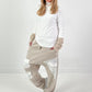 Baggy broek model "Pocket Style" - beige