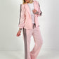 Blazer mit Streifendetails - rosa