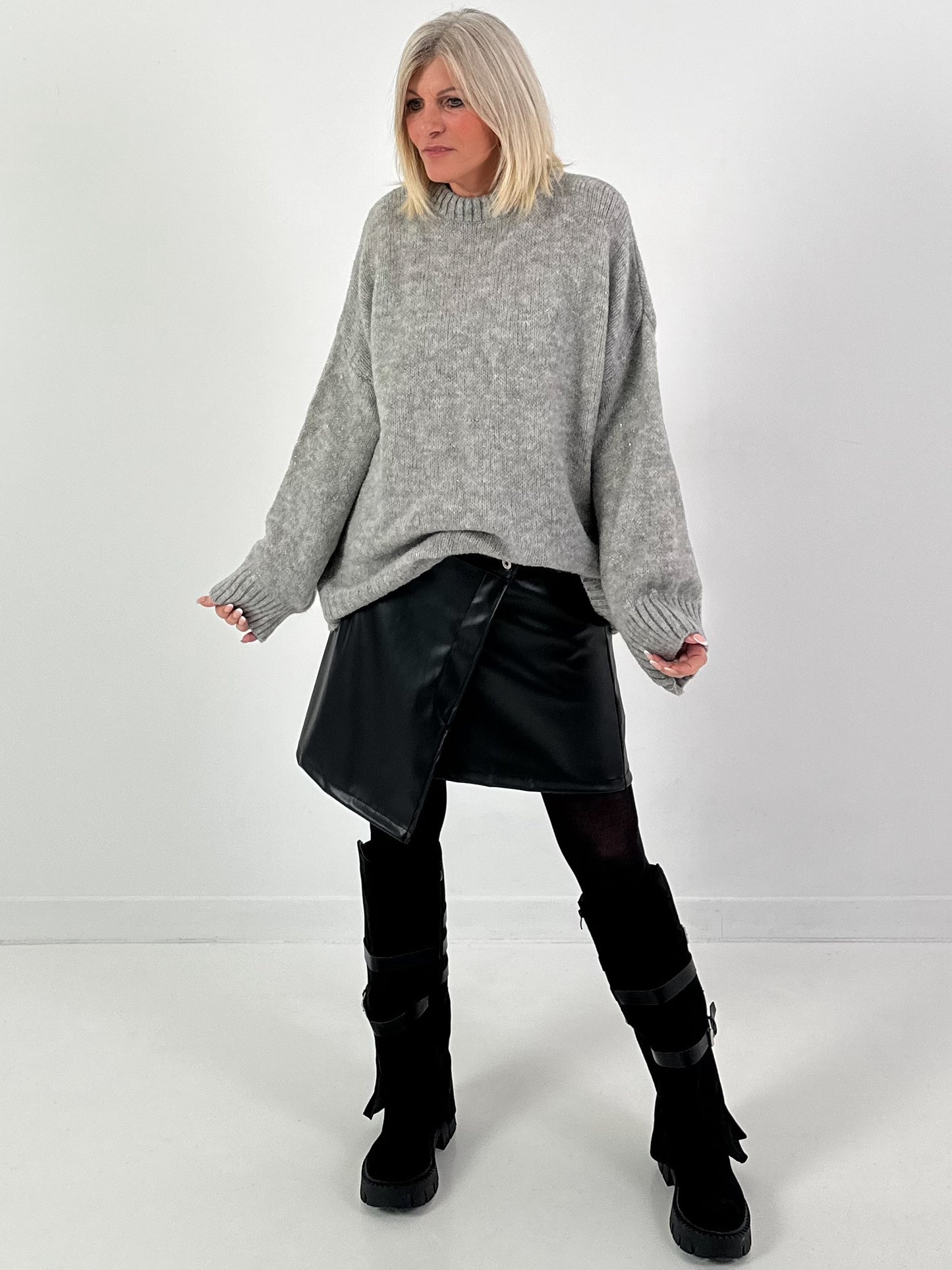 Sweater model "Shine Bright" - gray