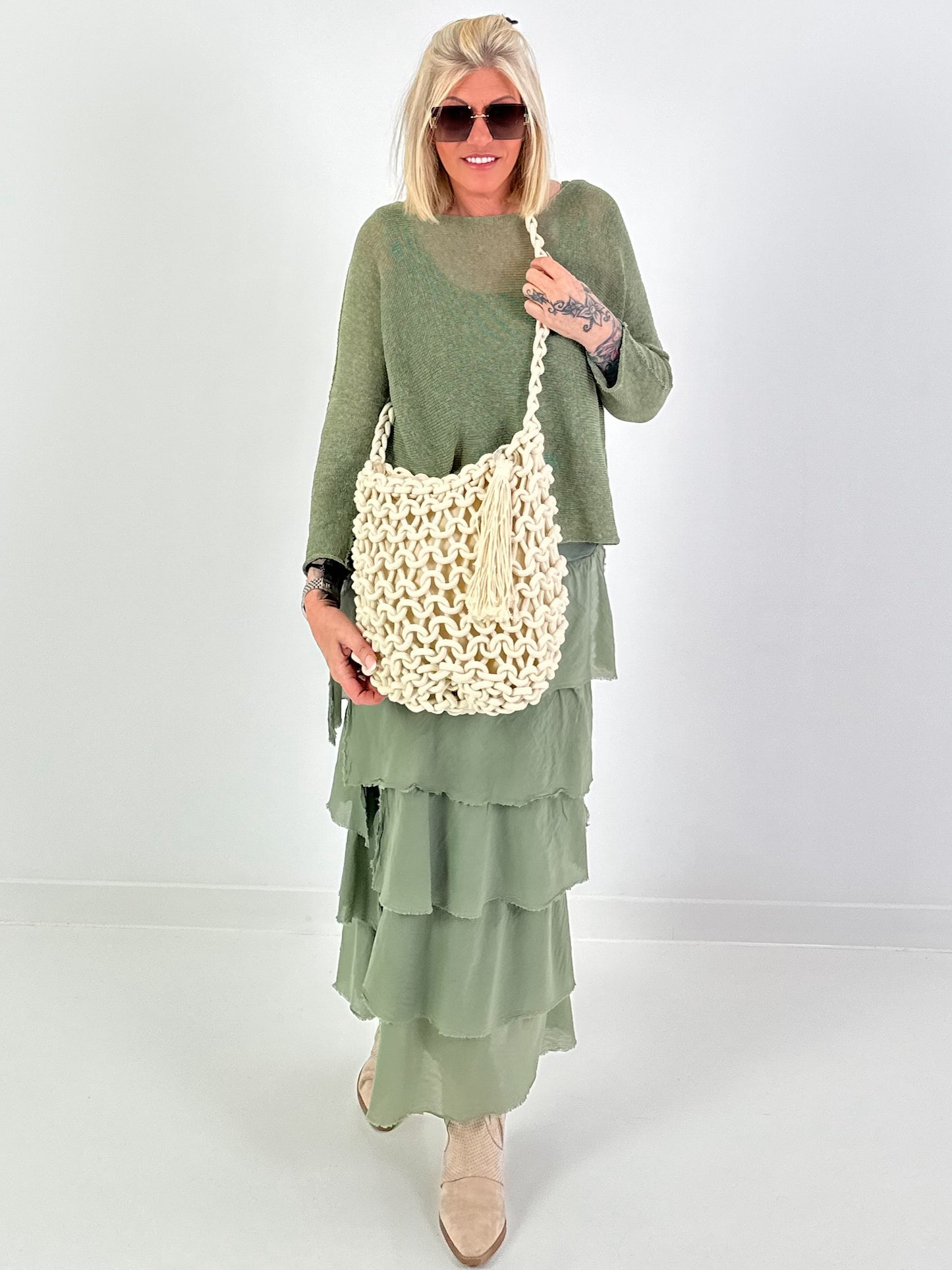 Braided Bag - beige