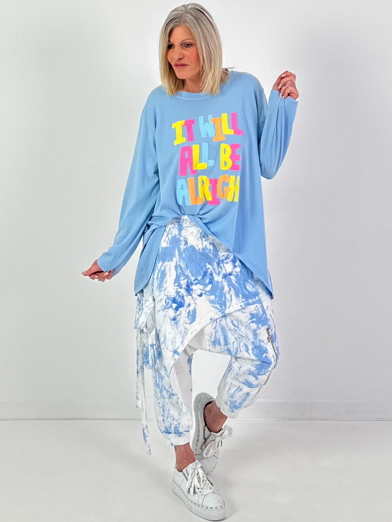 Shirt ALRIGHT - hellblau