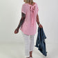 T-shirt with back bow - pink