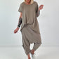 Oversized T-shirt - taupe