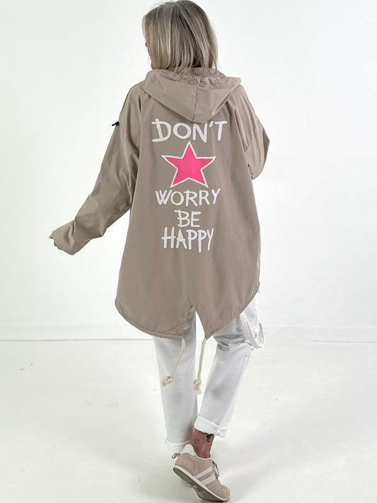 Jacke Don´t worry - beige