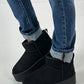 Cosy Low Boot model "Cloudie" - black