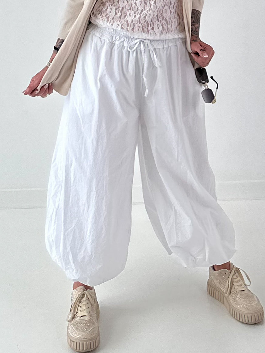 Ballon Hose  -weiss
