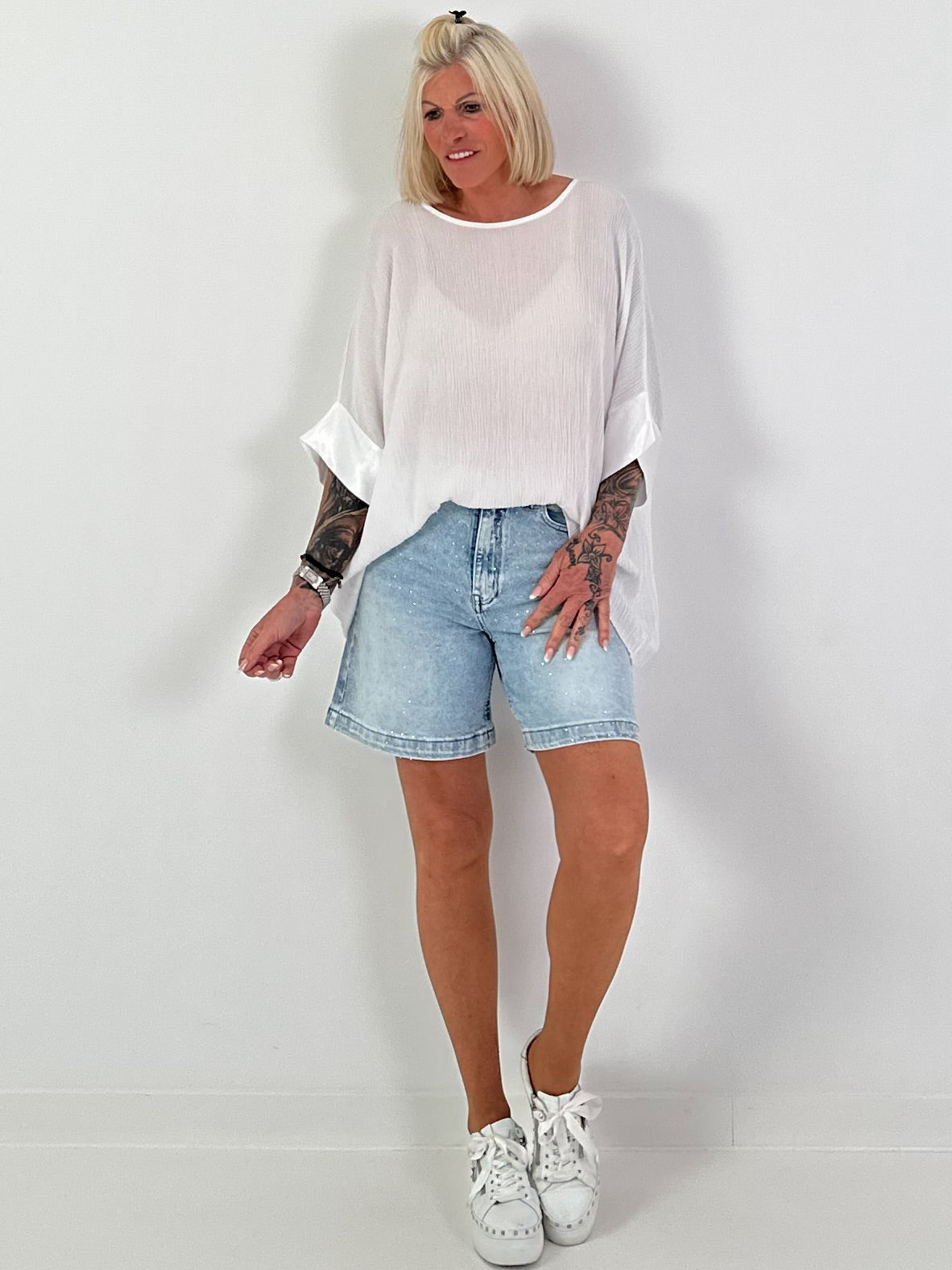 Structured shirt - white