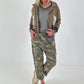 Jacke mit Pailletten Taschen- taupe
